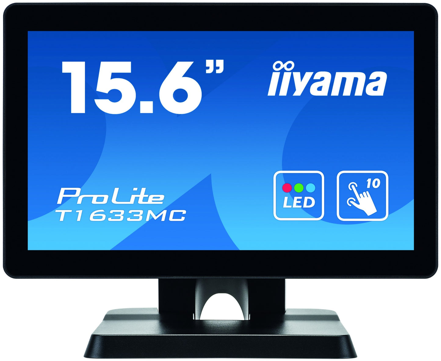 iiyama ProLite T1633MC-B1 computer monitor 39.6 cm (15.6") 1366 x 768 pixels LED Touchscreen Multi-user Black