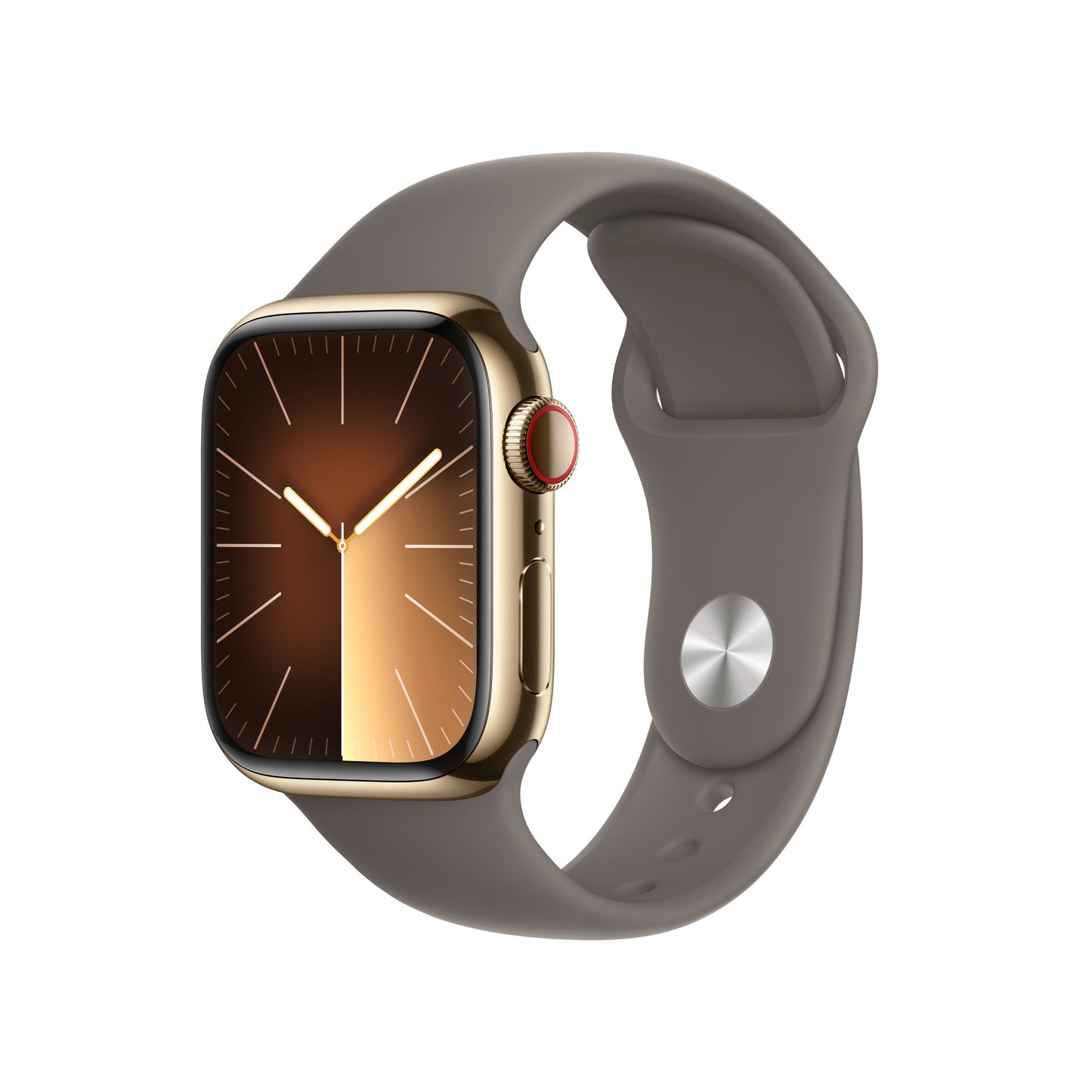 Apple Watch Series 9 41 mm Digital 352 x 430 pixels Touchscreen 4G Gold Wi-Fi GPS (satellite)