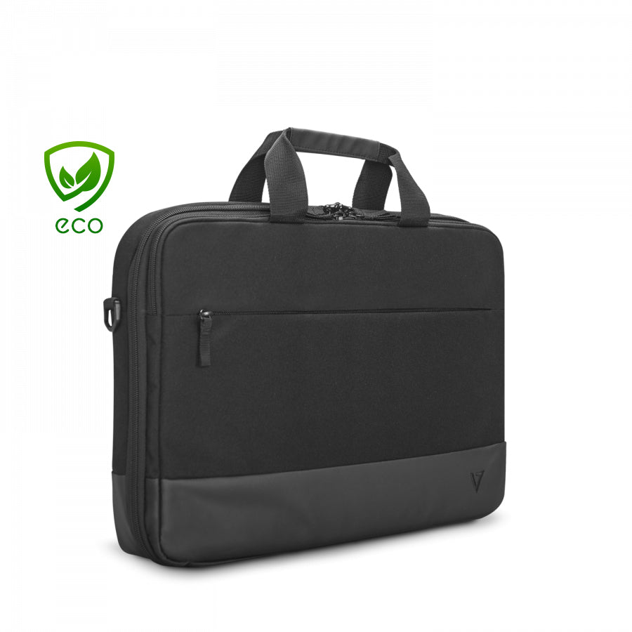 V7 CCP16-ECO-BLK notebook case 40.6 cm (16") Briefcase Black